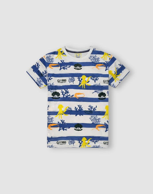 Gini and Jony Boys White T-Shirt