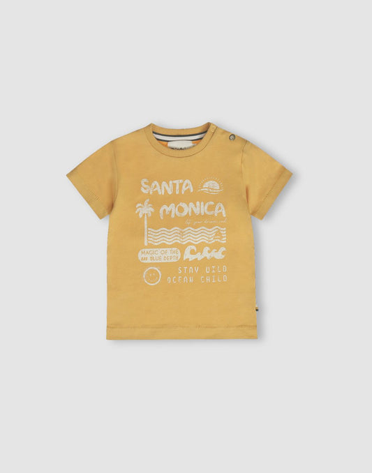 GJ Baby Boys Camel Cotton Regular T-SHIRT