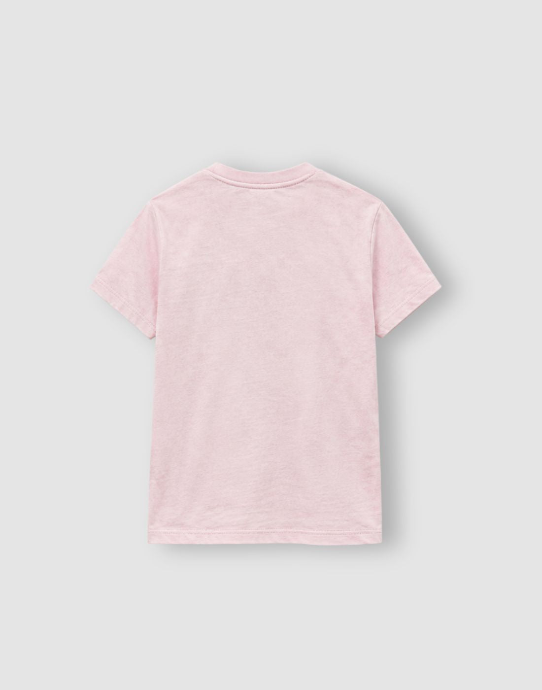 Girls Pink Cotton Knit Half Sleeve Knits Top