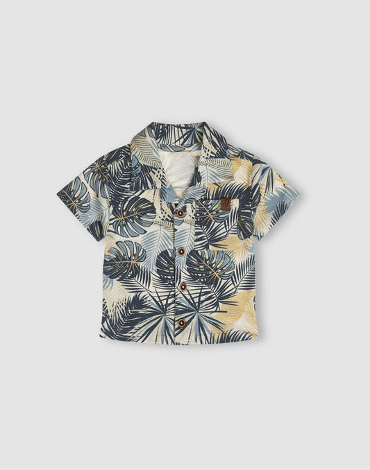 Boys Cotton Printed Shirt
