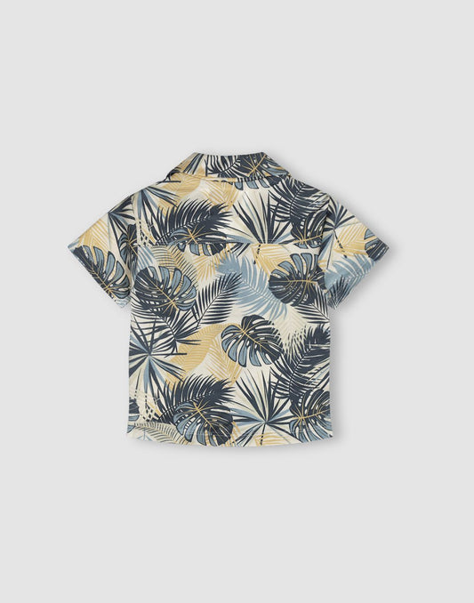Boys Cotton Printed Shirt