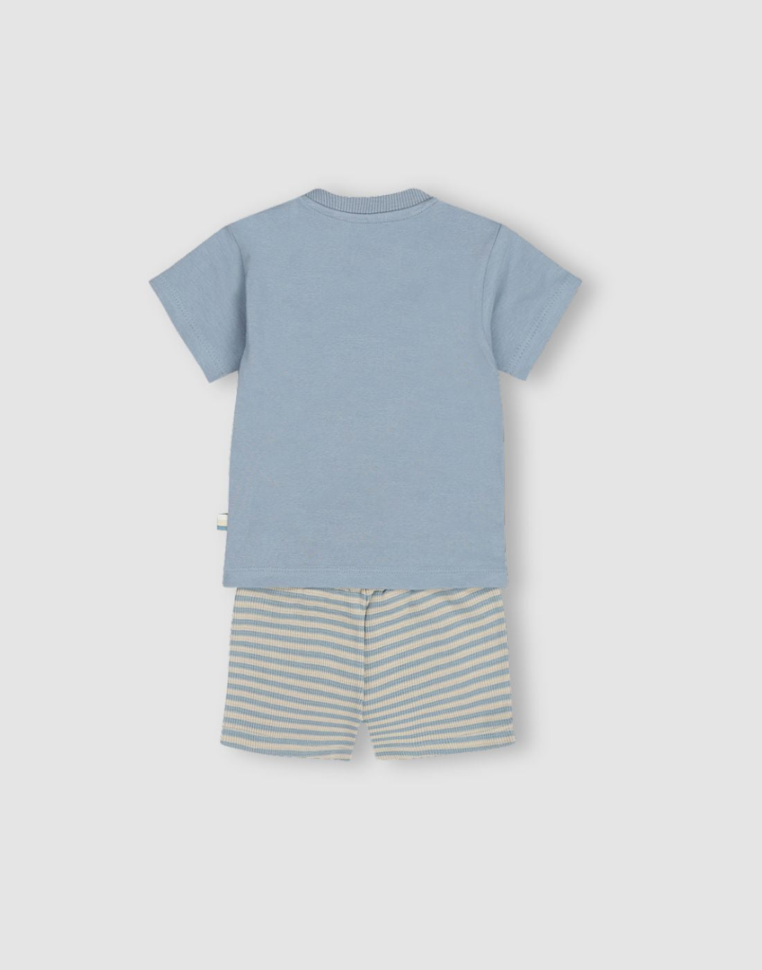 GJ Baby Boys Blue Cotton CO-ORDINATE