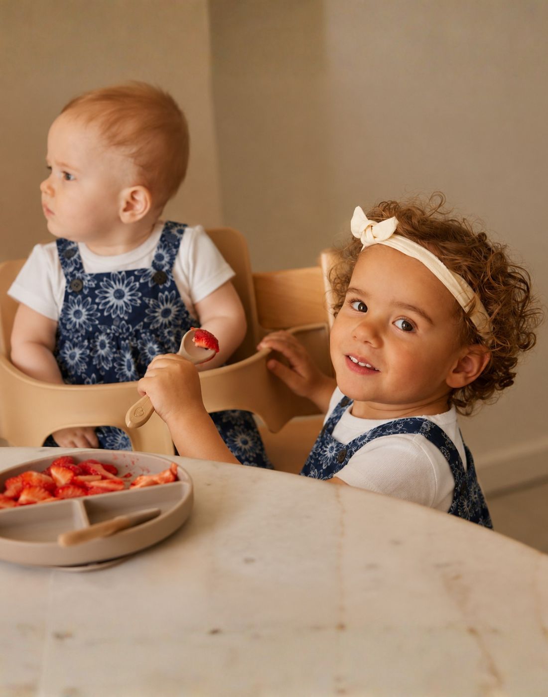 GJ Baby Blue Cotton DUNGAREE