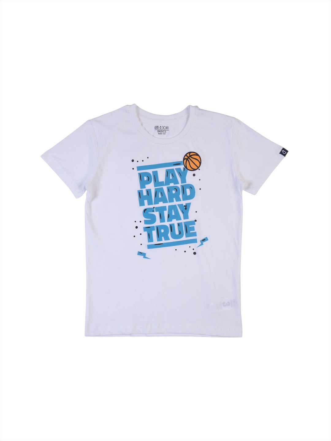 Boys Multicolour Patch Cotton T-Shirt Pack Of-3 Half Sleeves