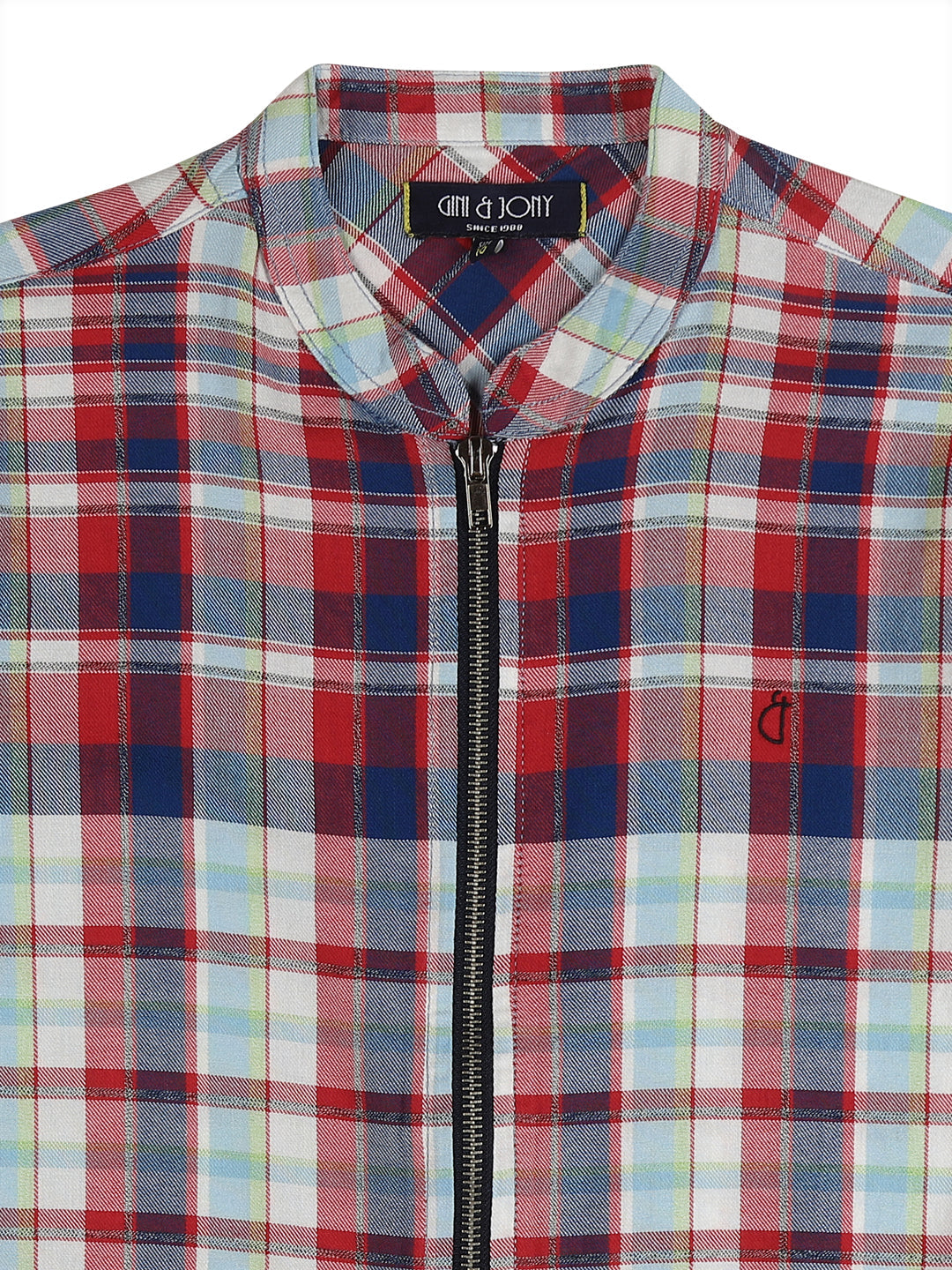 Boys Blue Checks Cotton Shirt Full Sleeves