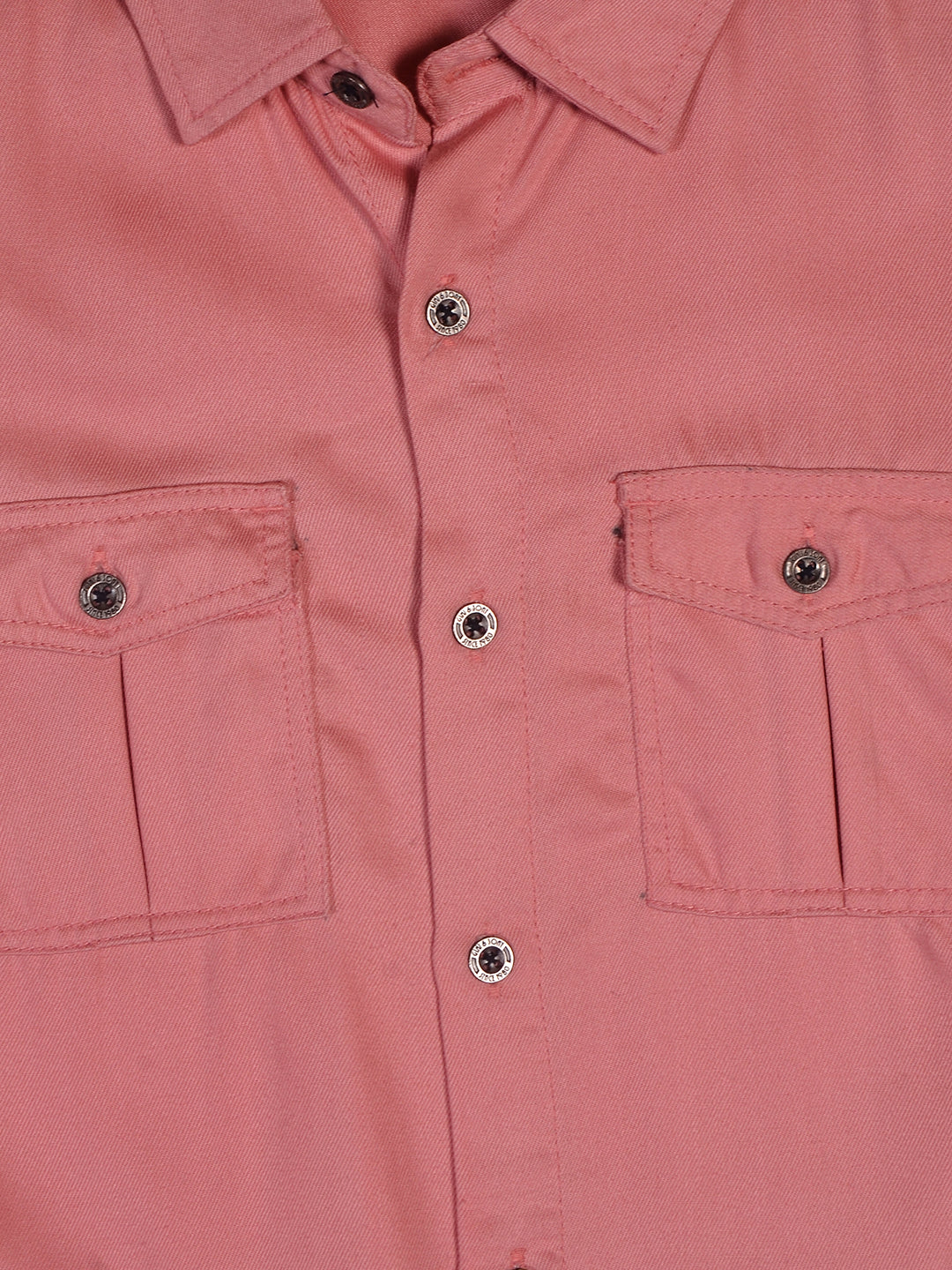 Girls Pink Solid Cotton Dungree Full Sleeves
