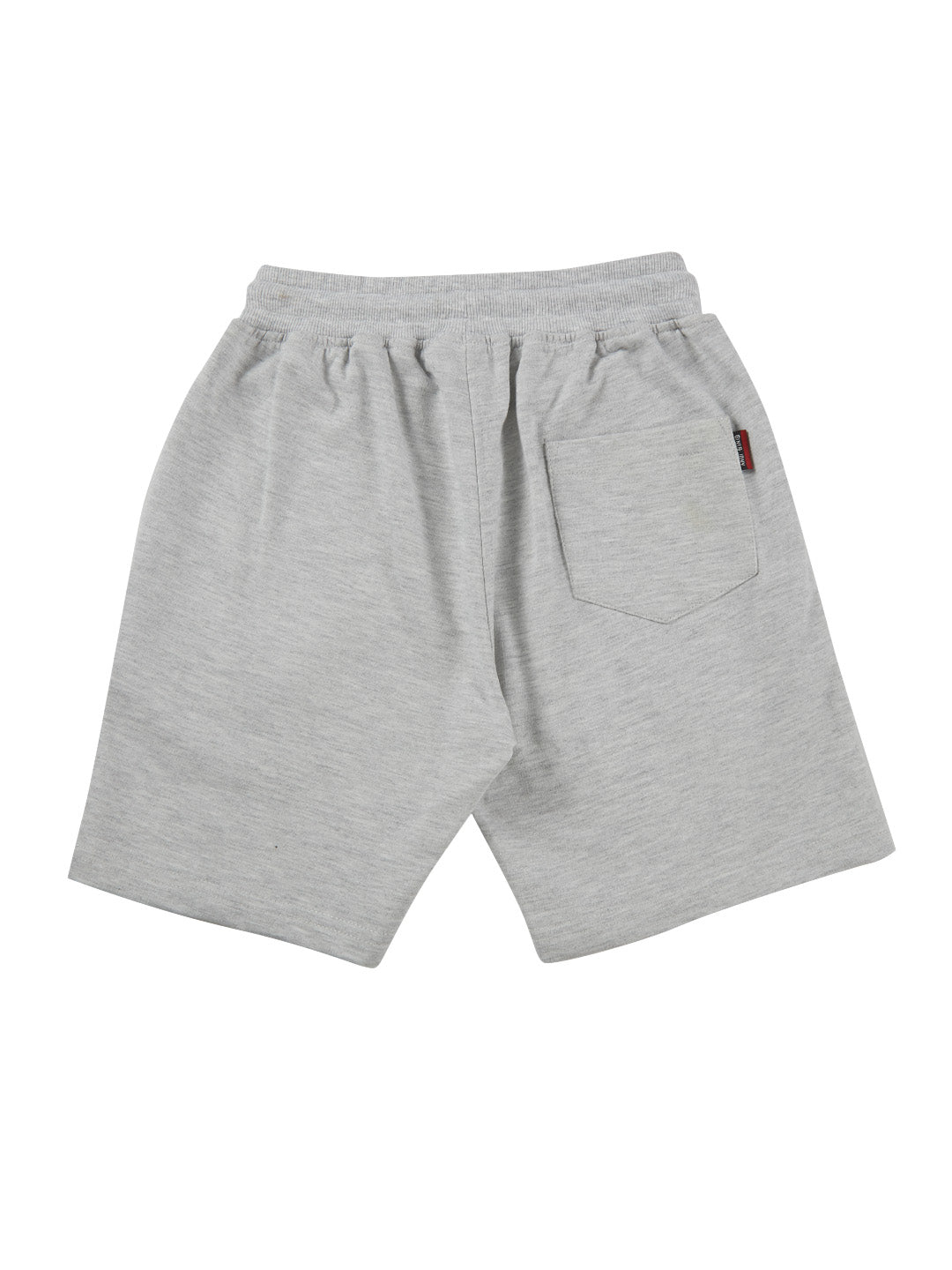 Boys Multicolour Solid Cotton Bermuda Pack Of-2 Elasticated