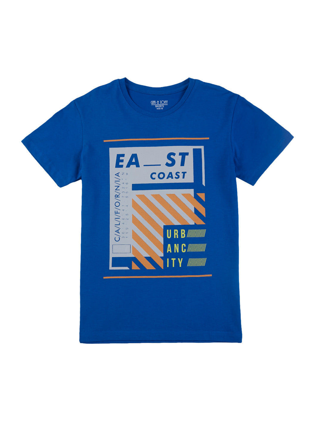 Boys Multicolor Typographic Print Cotton T-Shirt Pack Of-2 Half Sleeves