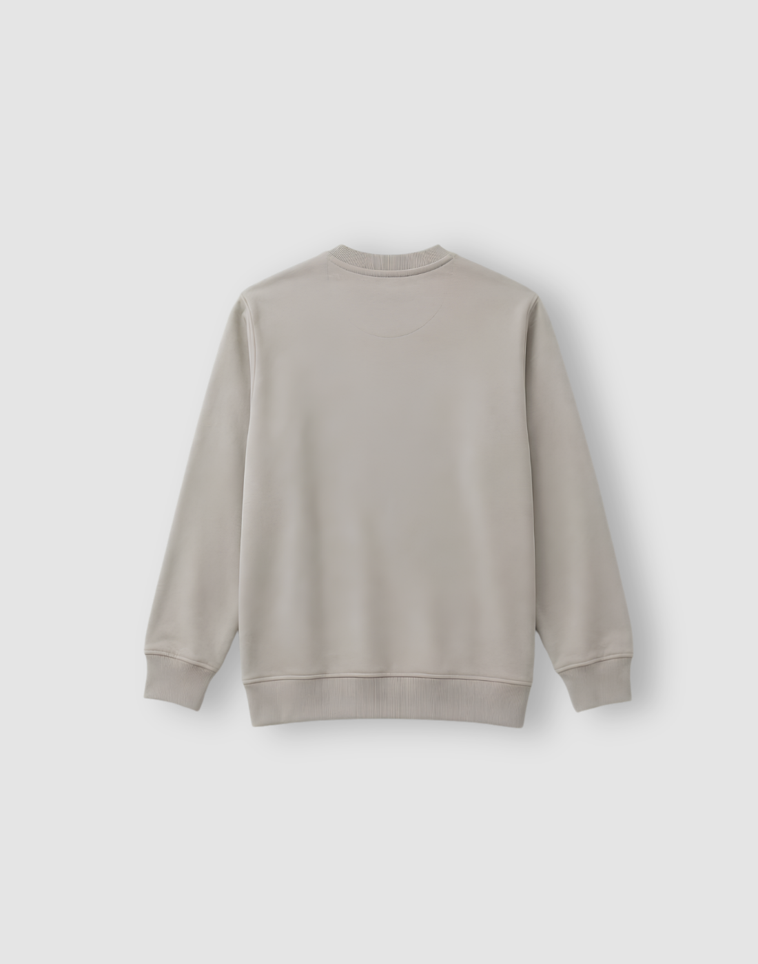 Boys Beige Typographic Print Full Sleeve Sweat Shirt