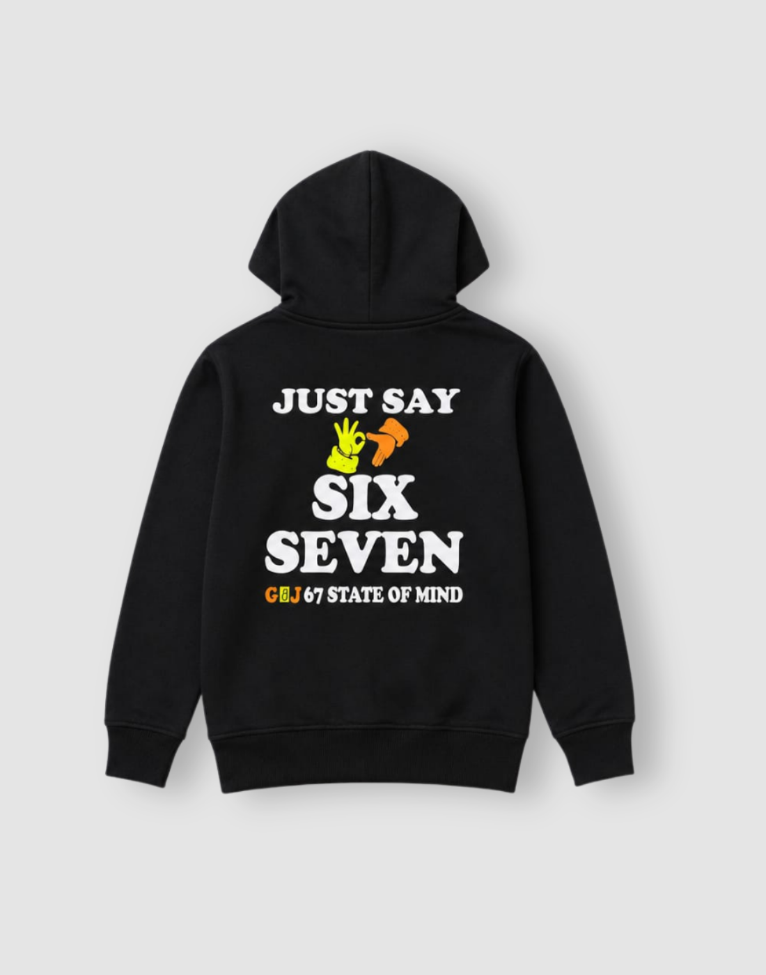 Boys Black Typographic Print Full Sleeve Sweat Shirt