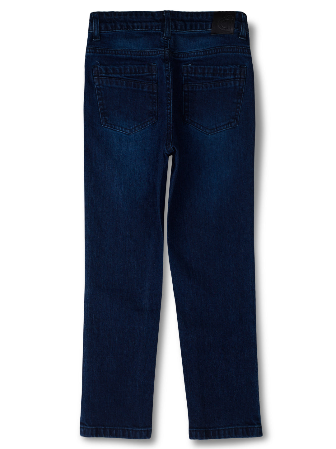 Boys Blue Distressed Denim Jeans Fixed Waist