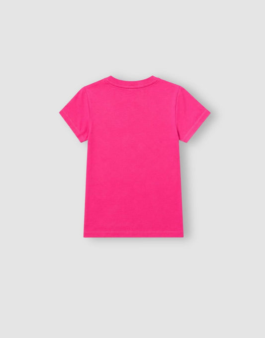 Girls pink Embellished Half Sleeve Knits Top