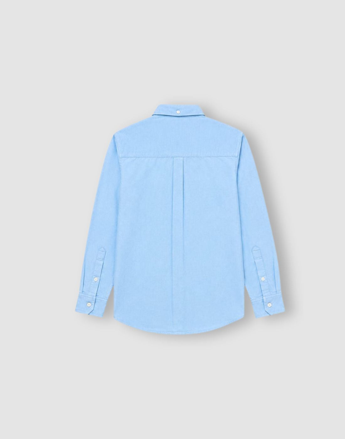 Boys Light Blue Solid Full Sleeve Shirt