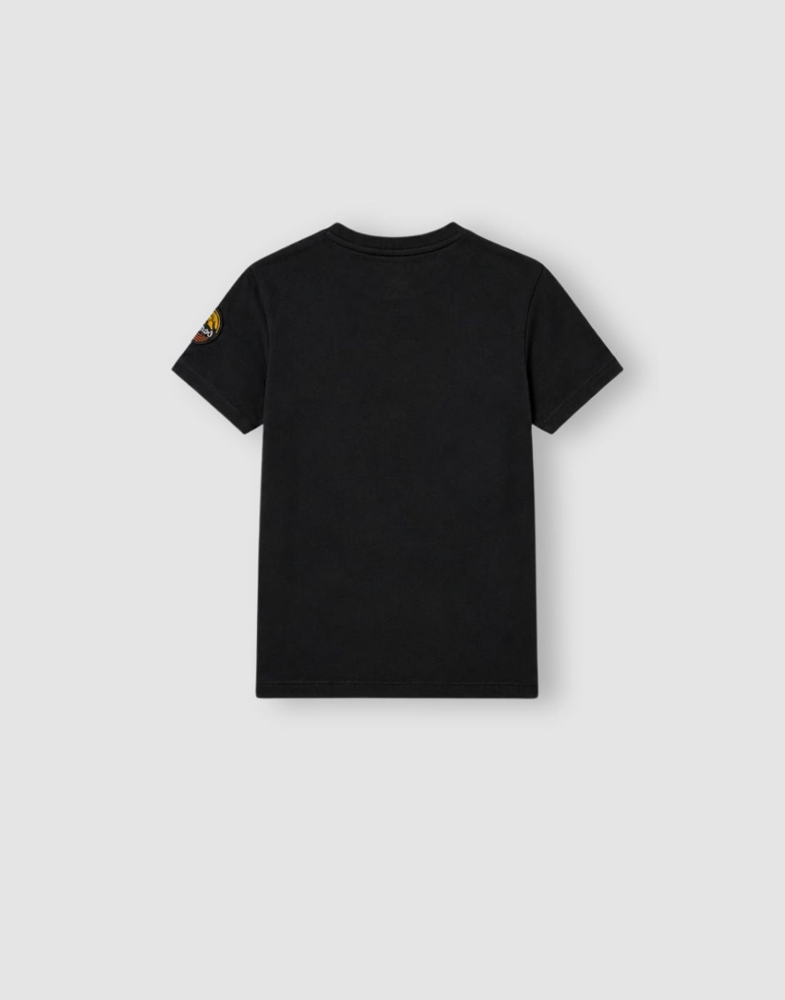 Boys Black Graphic Print Cotton T?Shirt