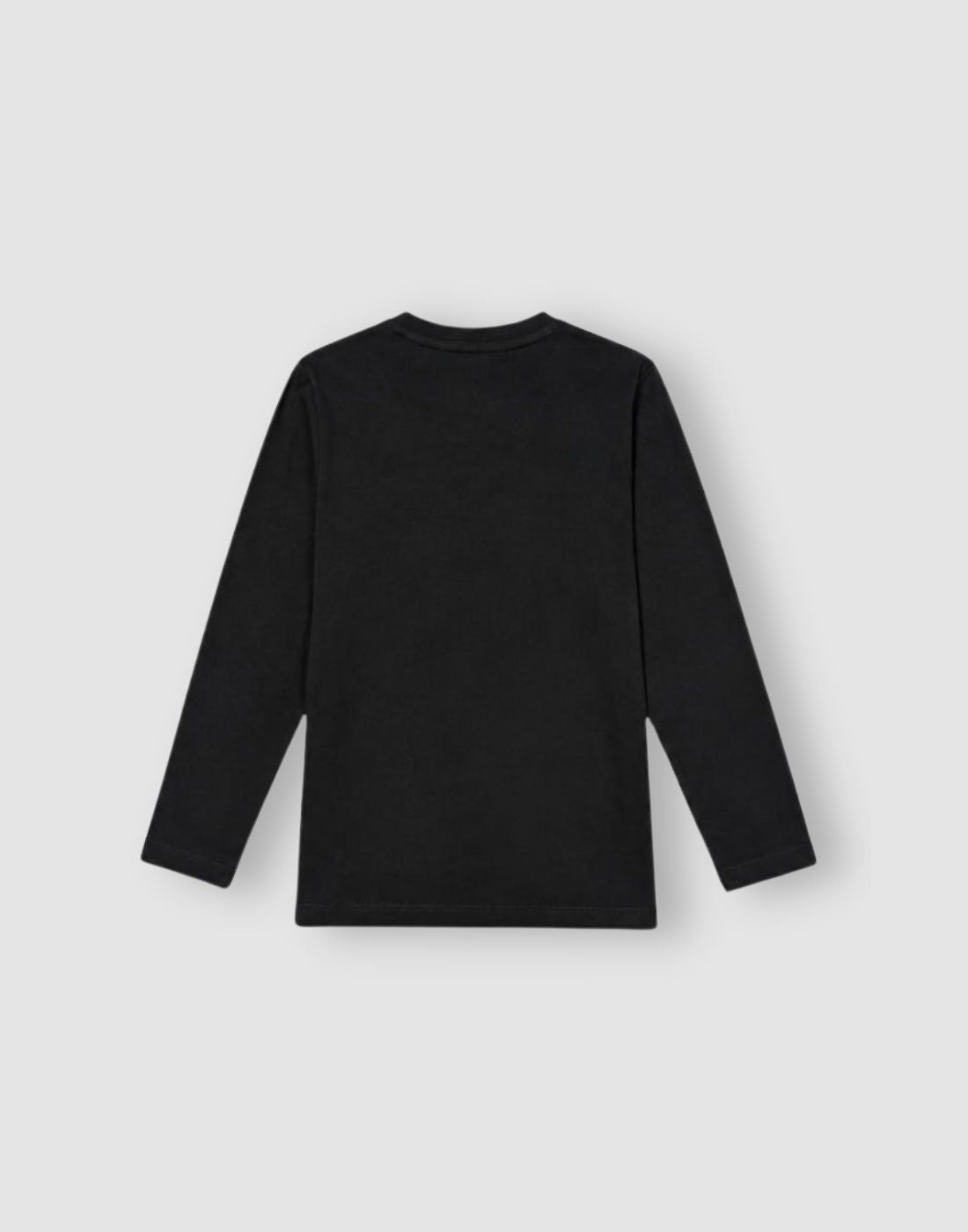 Girls Black Graphic Print Full Sleeve Knits Top