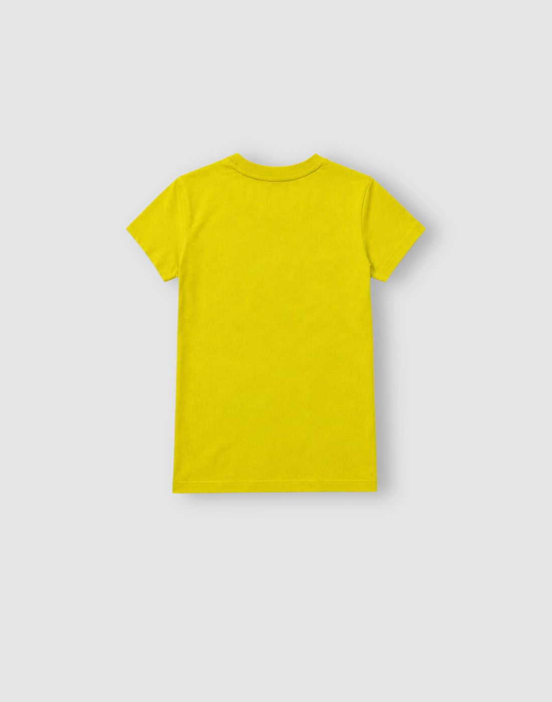 Girls Lime Green Graphic print Half Sleeve Knits Top