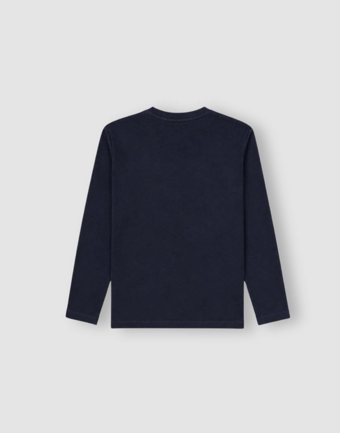 Boys Navy Blue Embroidery T-Shirts