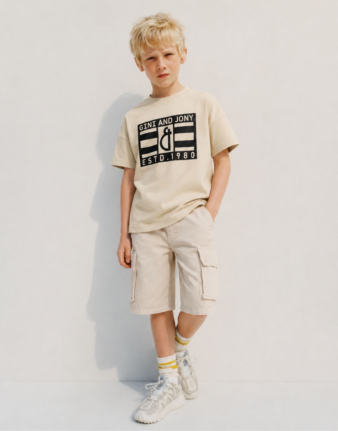 Boys Off White Graphic print T-Shirts