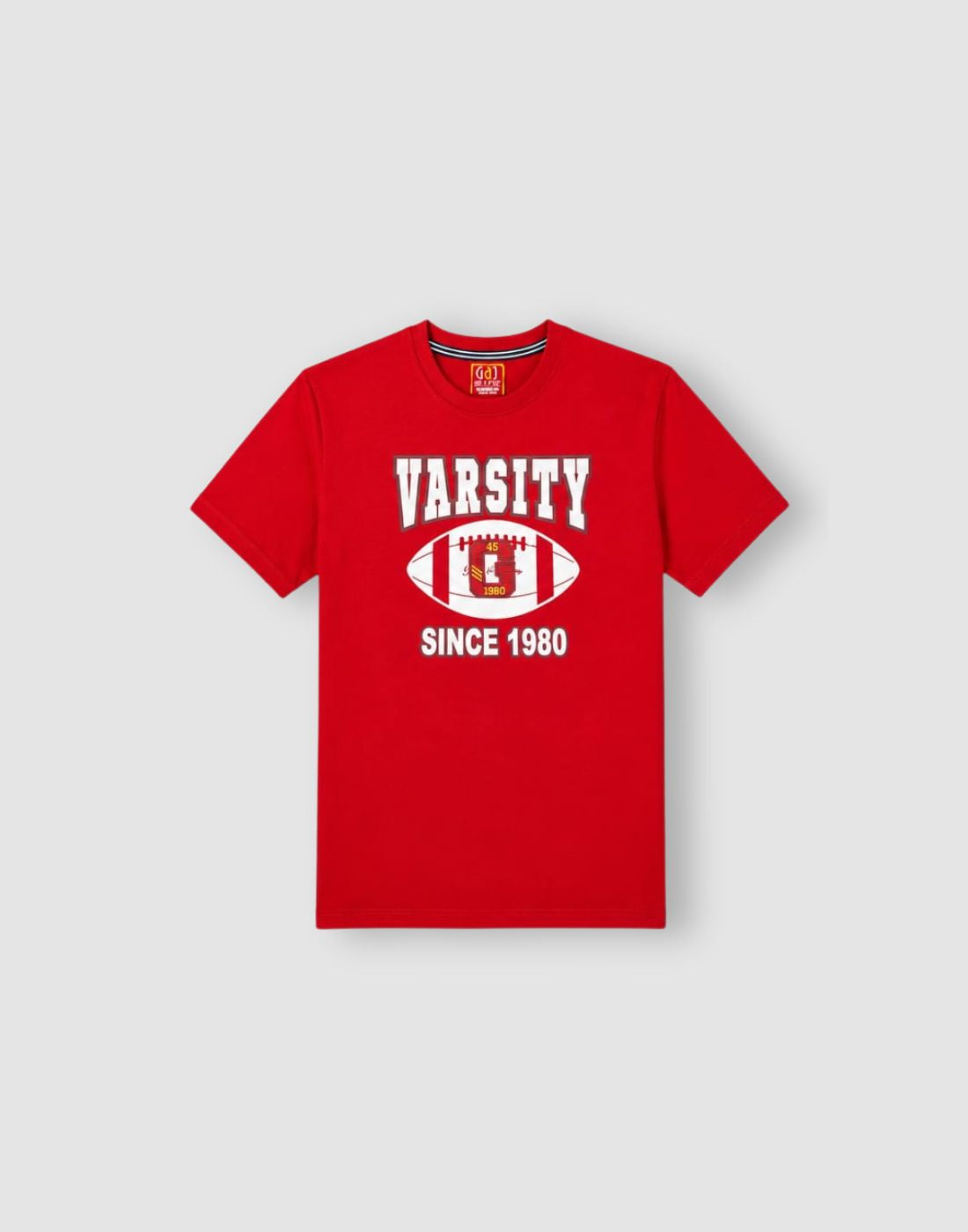 Boys Red Graphic Print Cotton T?Shirt