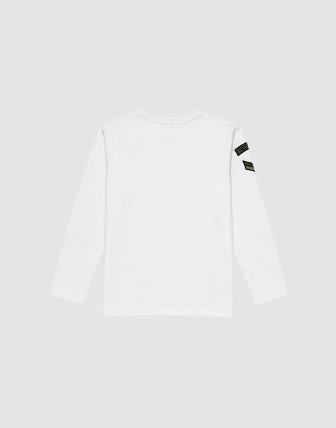 Boys White Typographic Print T-Shirts