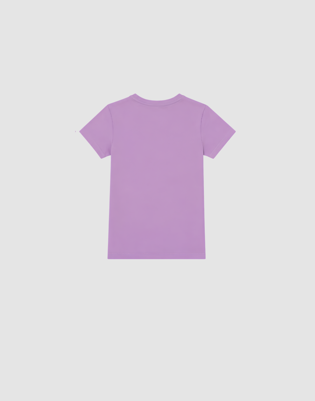 Girls Lavender Cotton Knits Top Half Sleeves