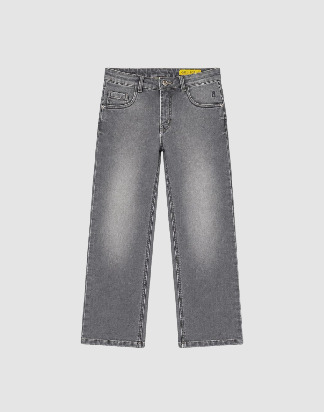 Boys Grey Washed Jeans