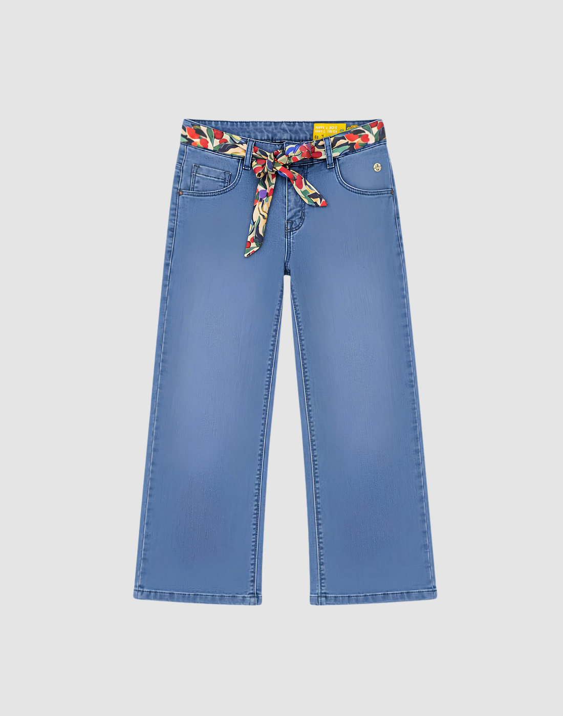 Girls Blue Washed Jeans