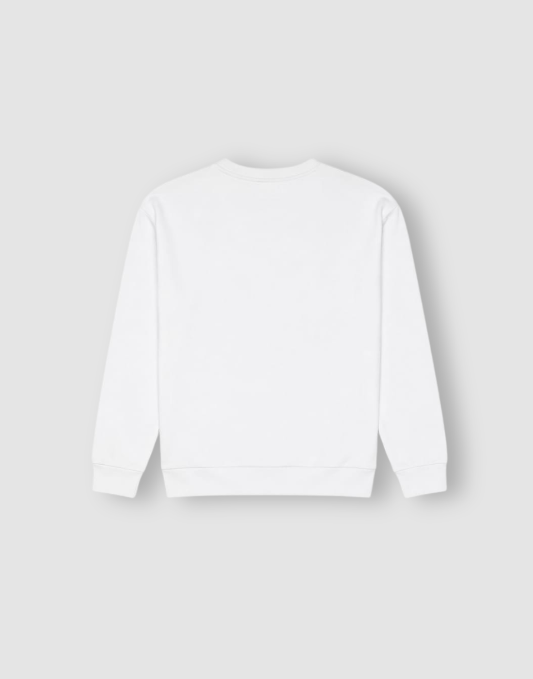 Girls White Graphic Print Sweatshirt
