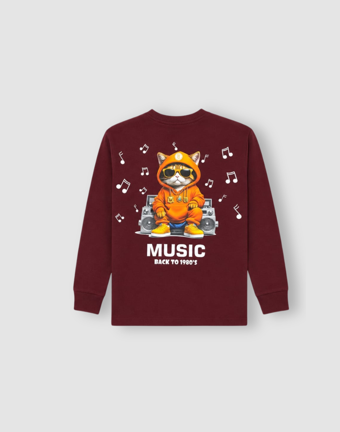 Boys Maroon Graphic print T-Shirts