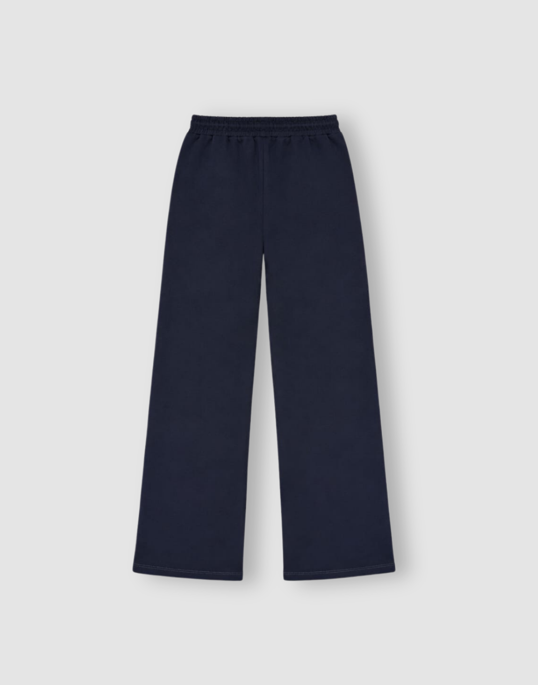 Girls Navy Blue Stripes Track Pants