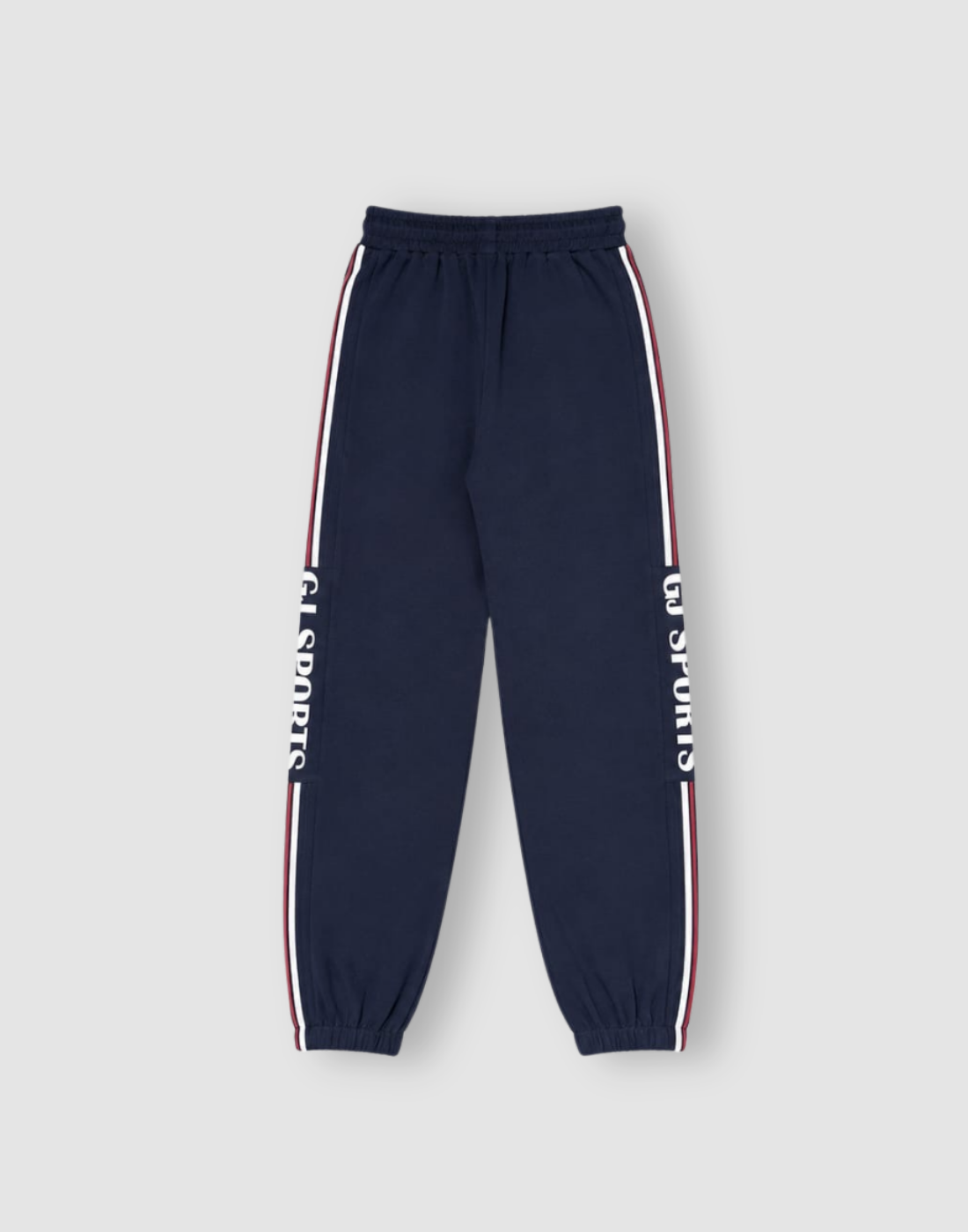 Boys Navy Blue Stripes Track Pants