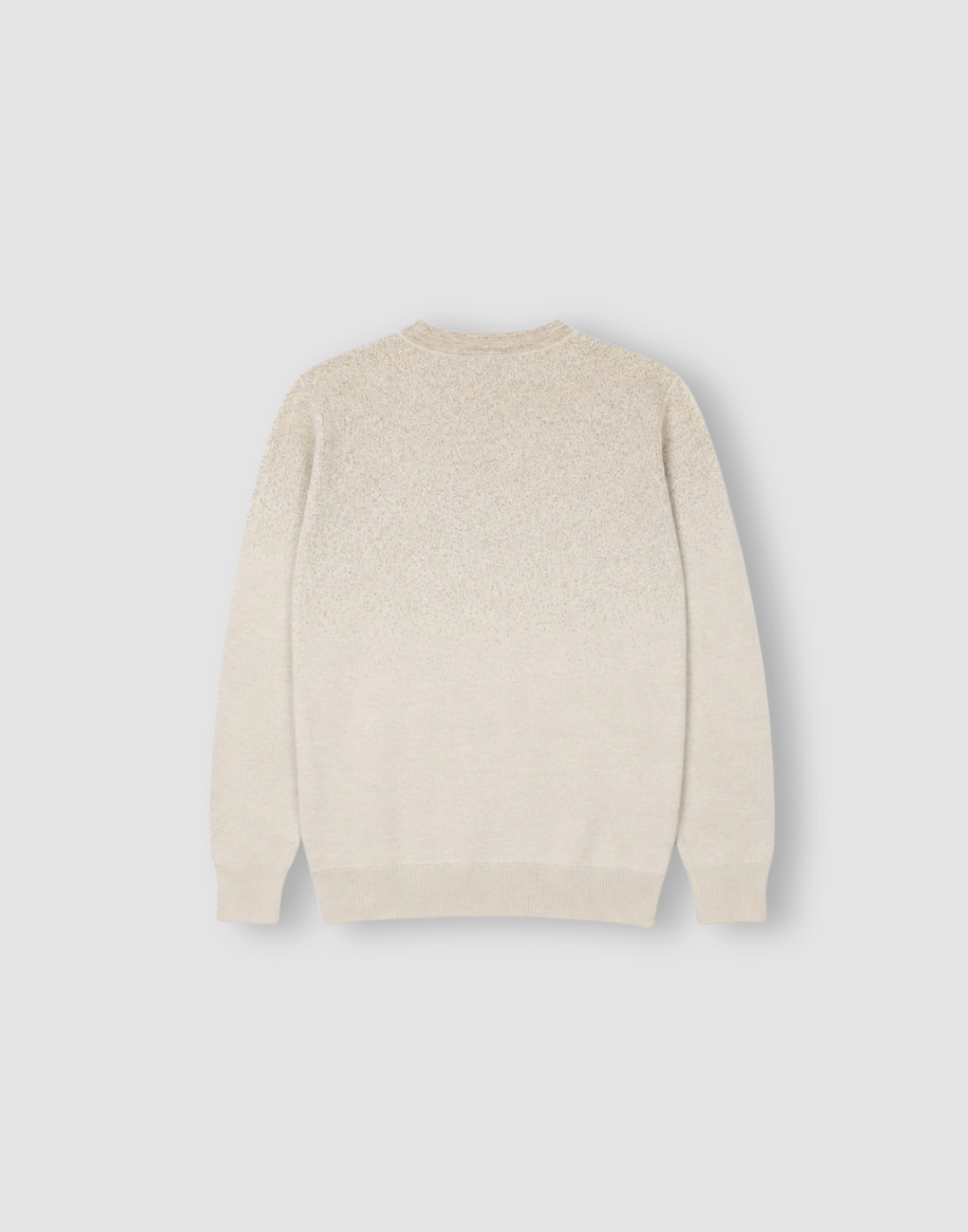 Girls Cream Acrylic Sweater Full Sleeves