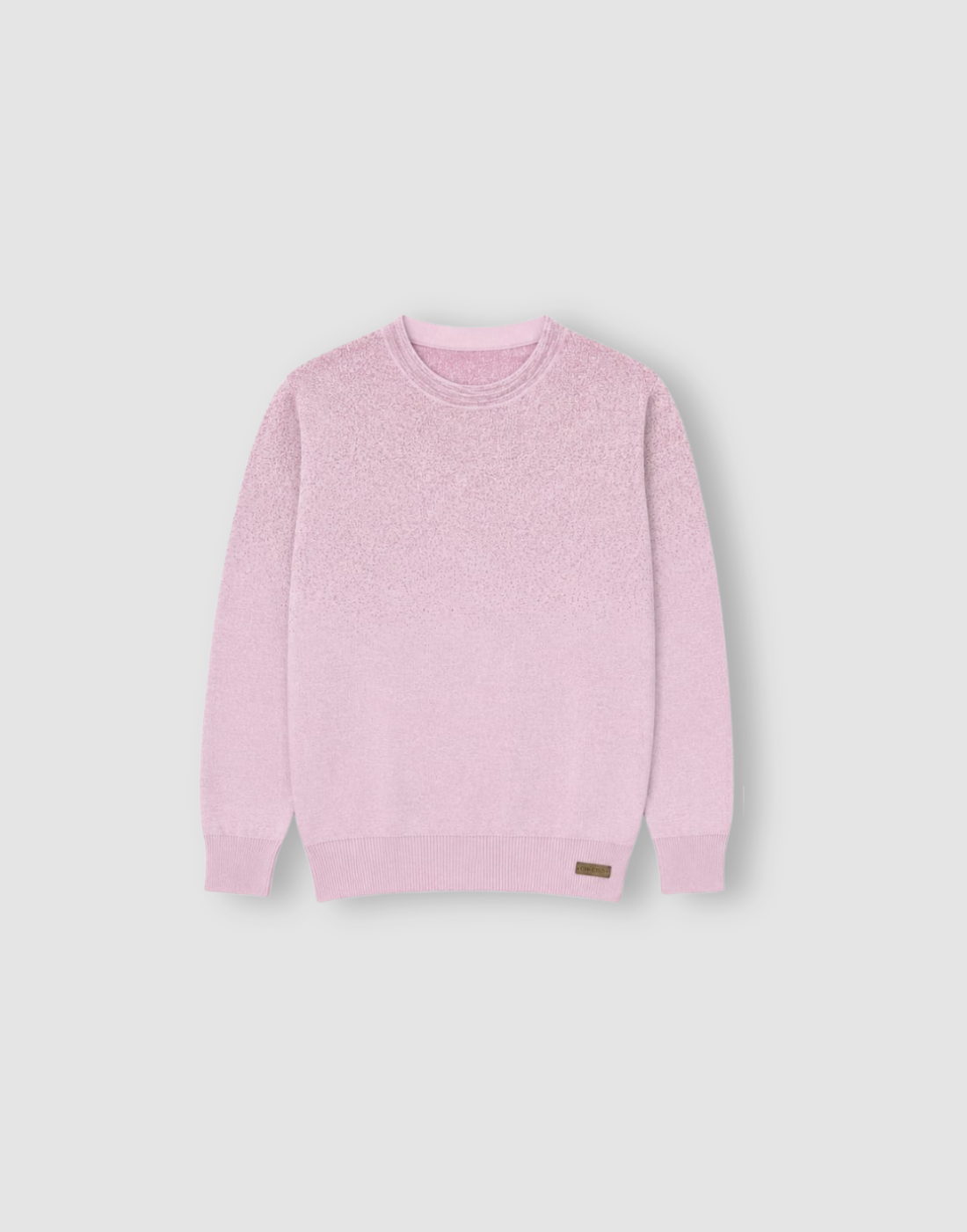 Girls Mauve Pink Acrylic Sweater Full Sleeves