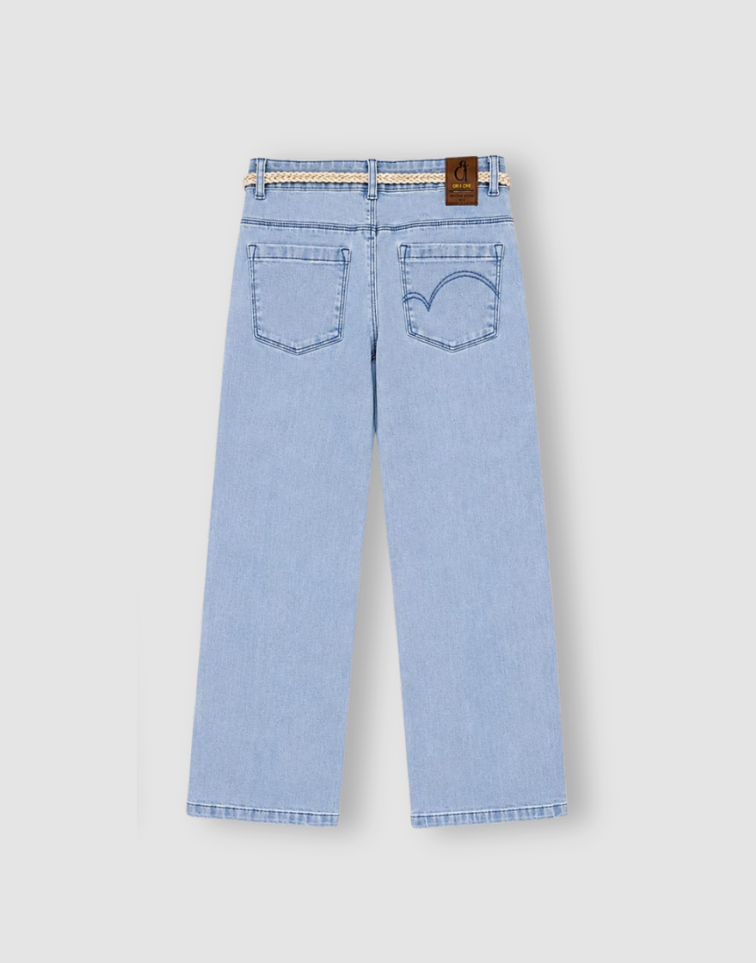 Girls Blue Applique Jeans