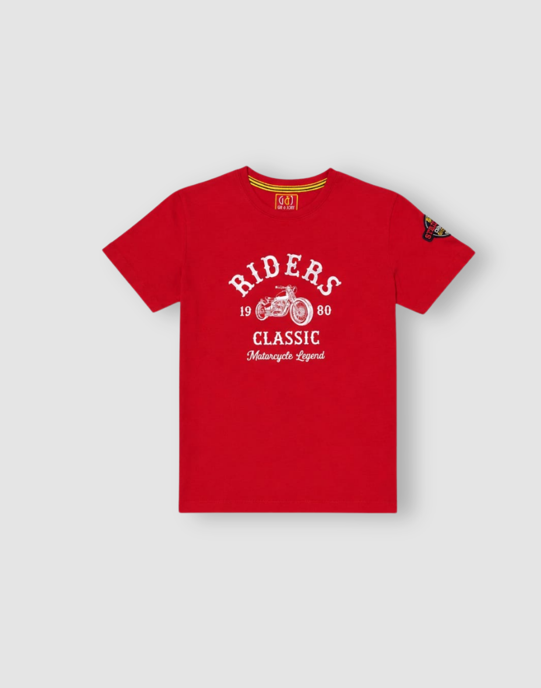 Boys Red Graphic Print T-Shirts