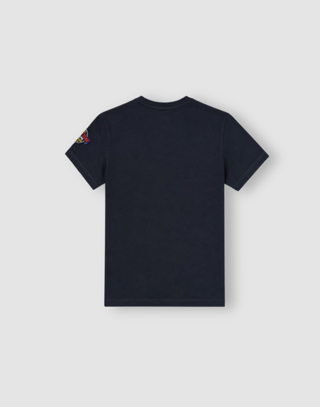Boys Navy Blue Cotton T-Shirt Half Sleeves