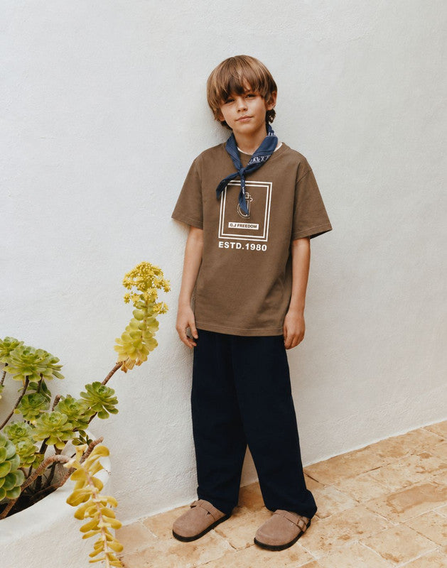 Graphic print Regular Cotton T-Shirt