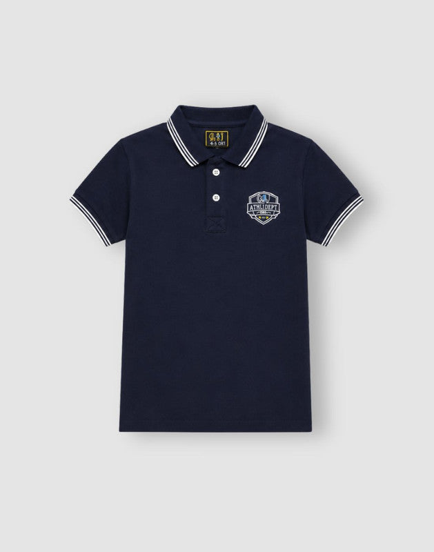 Brand Logo Regular Cotton Polo T-Shirt
