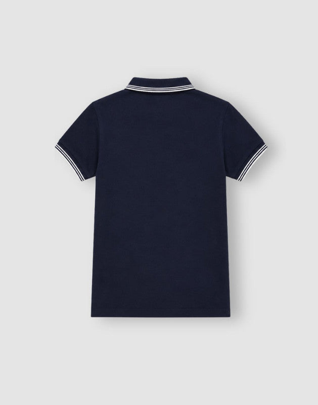 Brand Logo Regular Cotton Polo T-Shirt