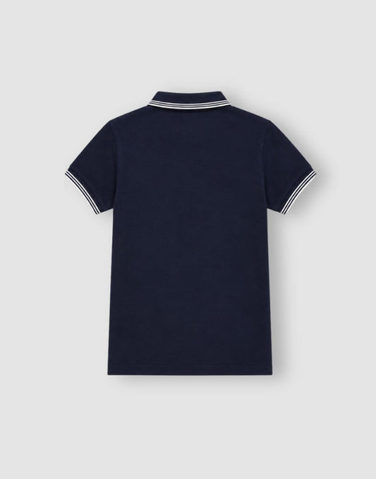 Brand Logo Regular Cotton Polo T-Shirt