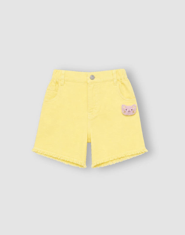 Applique Regular Cotton Shorts