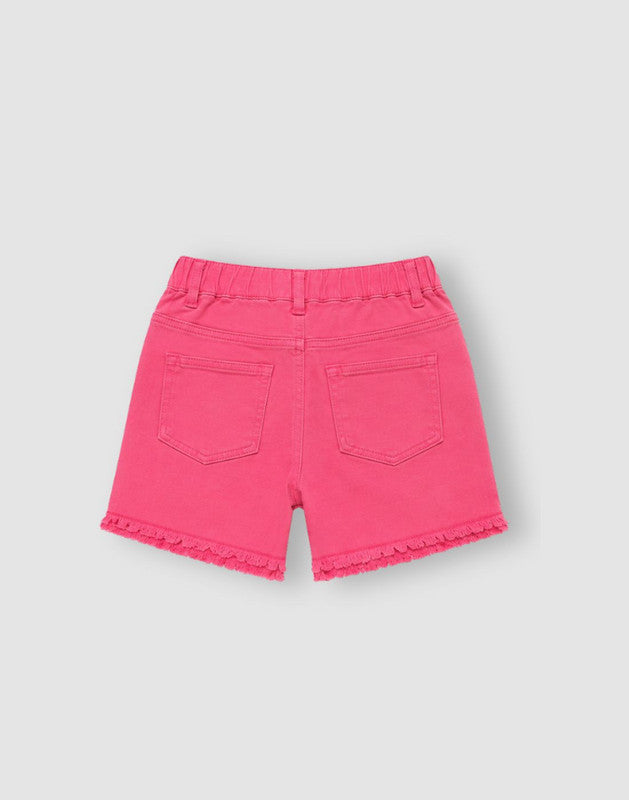 Applique Regular Cotton Shorts