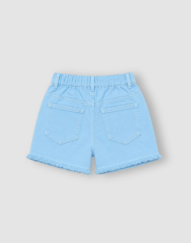 Applique Regular Cotton Shorts