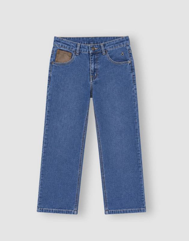 Mid Basic Straight Denim Jeans