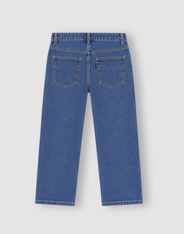 Mid Basic Straight Denim Jeans