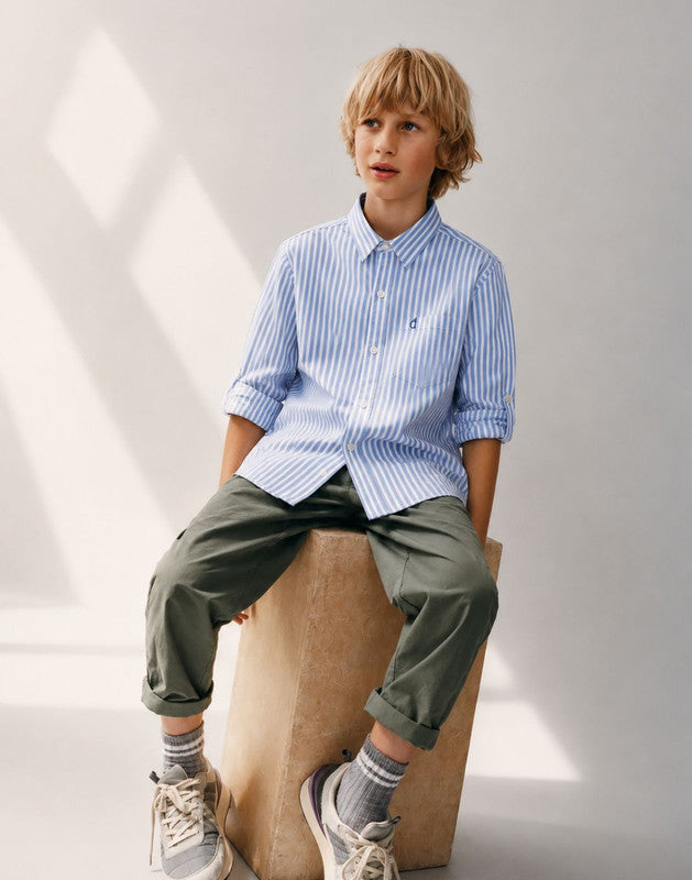 Striped Regular Cotton Shirt