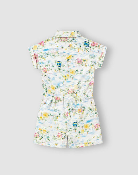 Tropical Print Regular Cotton Dungree