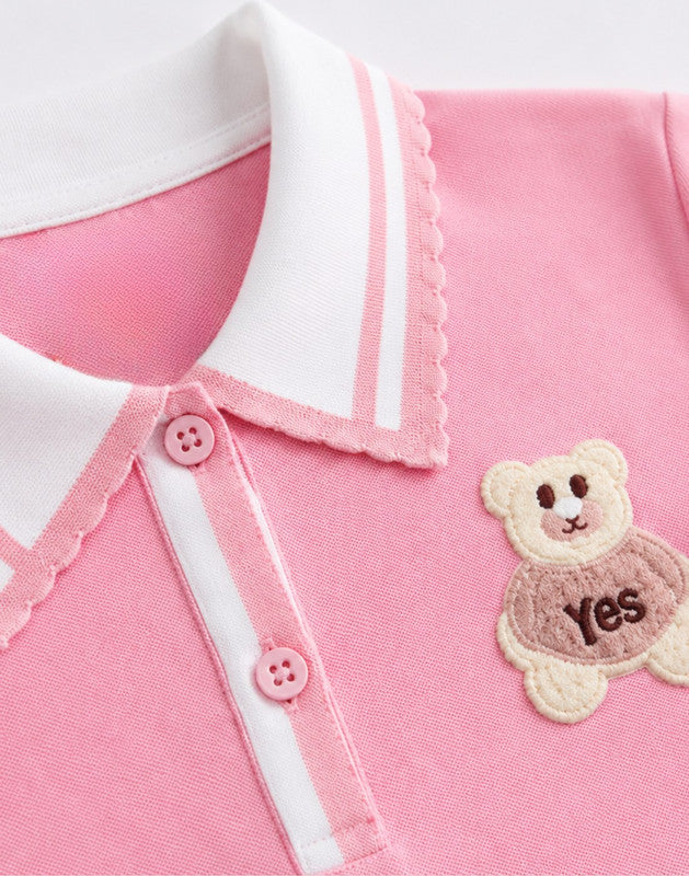 Applique Regular Cotton Knits Top