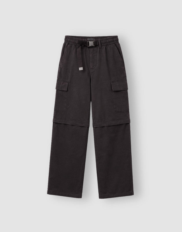 Boys Black Cotton Trouser Fixed Waist