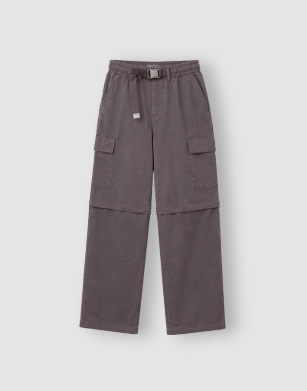 Boys Grey Cotton Trouser Elasticated